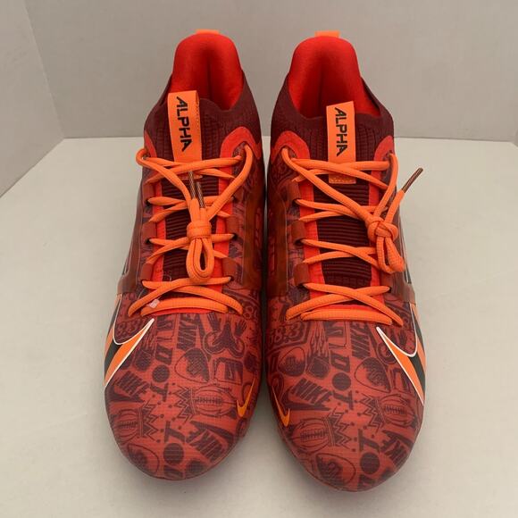 Nike Men\'s Size 12.5 Alpha Menace 4 Elite NRG Football Cleats FQ4046-600 main image 6